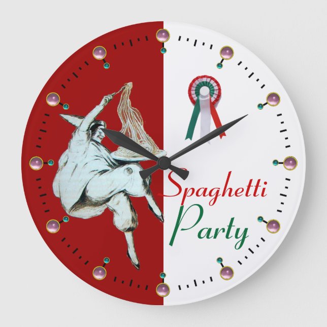 GRANDE HORLOGE RONDE SPAGHETTI PARTY ITALIAN KITCHEN, RESTAURANT (Recto)