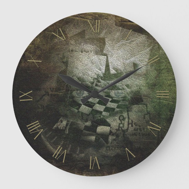 Grande Horloge Ronde Spirale du temps (Recto)