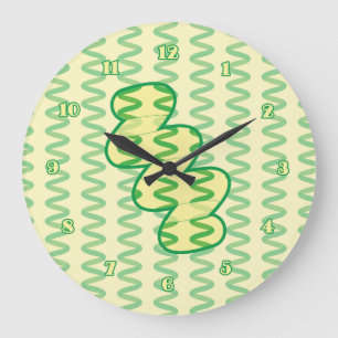 Grande Horloge Ronde Spiruline stupéfiante