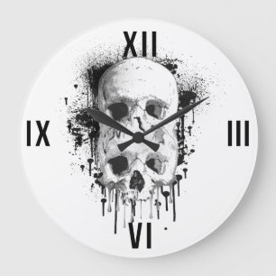 Grande Horloge Ronde Splatter graphic