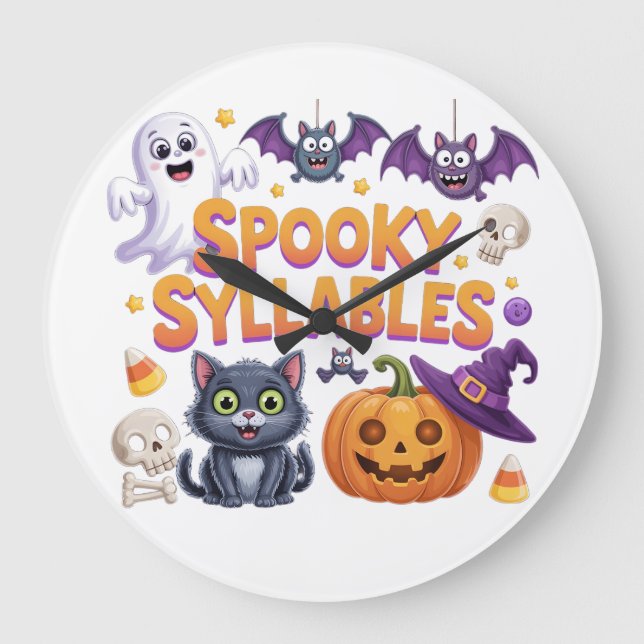 Grande Horloge Ronde Spooky Syllables (Recto)