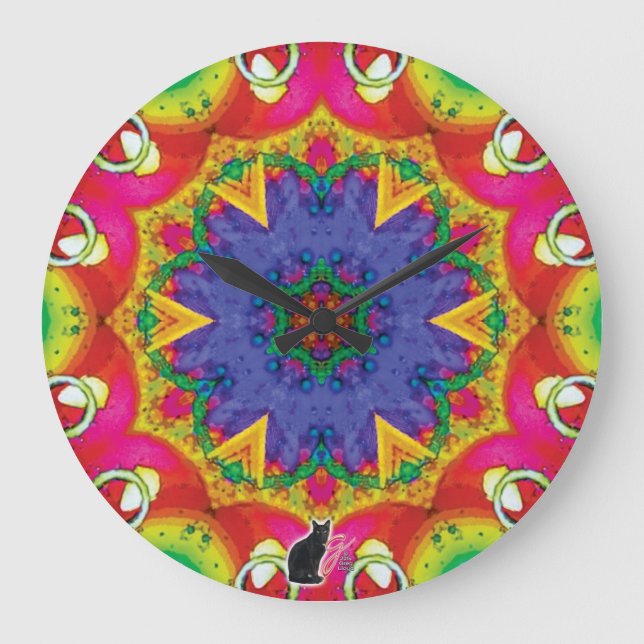 Grande Horloge Ronde Spores Kaleidoscope (Recto)