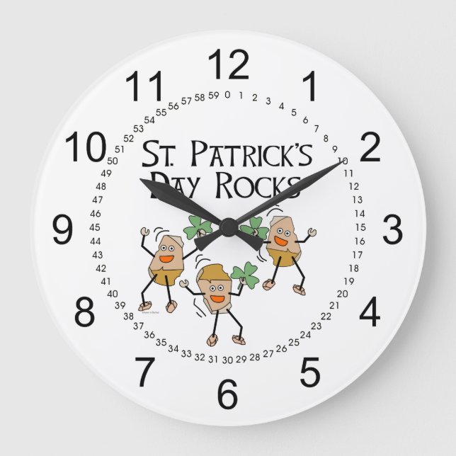 Grande Horloge Ronde St. Patrick's Day Rocks (Recto)