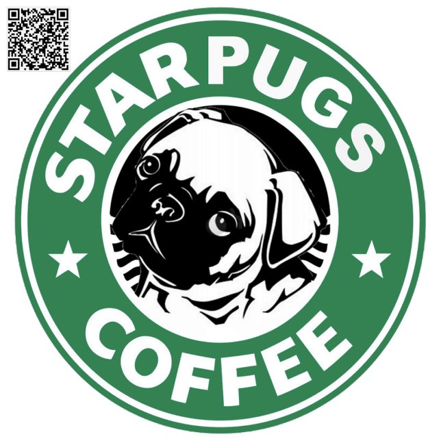 Grande Horloge Ronde StarPugs (Créateur téléchargé)