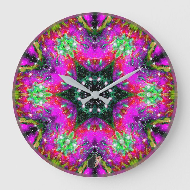 Grande Horloge Ronde Stellar céleste Kaleid (Recto)