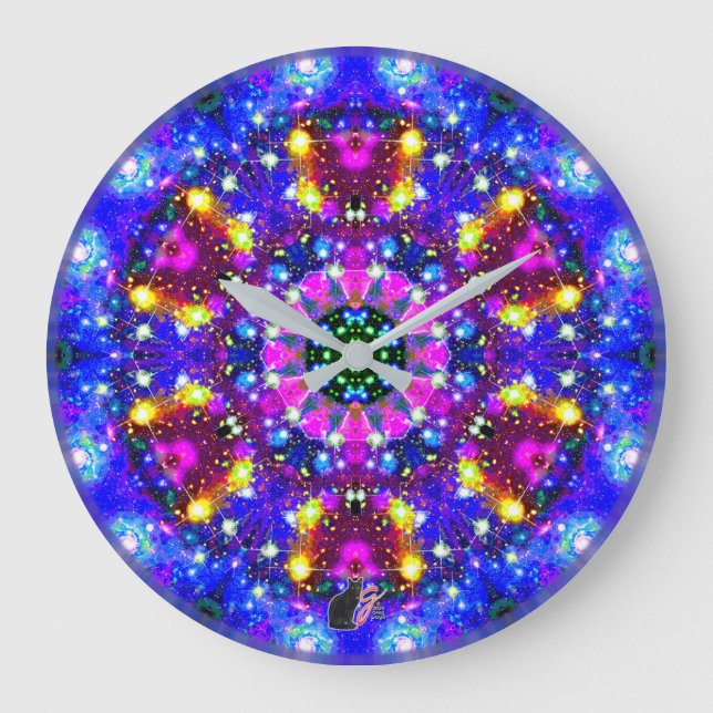 Grande Horloge Ronde Stellar Kaleid resplendissant (Recto)