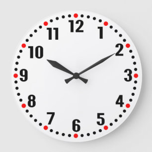 Grande Horloge Ronde Style analogique