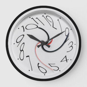 Grande Horloge Ronde Style de nouveauté amusant