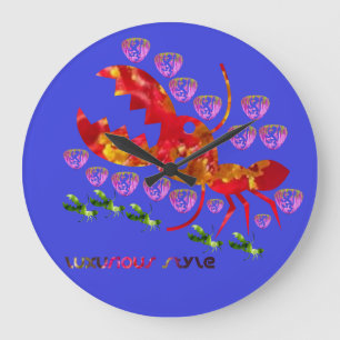 Grande Horloge Ronde style luxueux