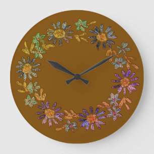 GRANDE HORLOGE RONDE STYLES D'ART ET DE DESIGN DE CADRANS
