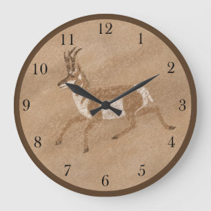 Grande Horloge Ronde Sud-Ouest Running Pronghorn Antelope