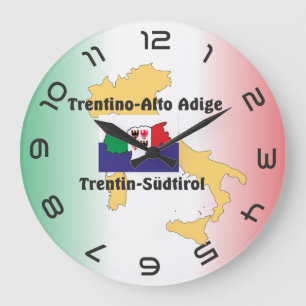Grande Horloge Ronde Südtirol – Alto Adige - Italien - Italia Uhr