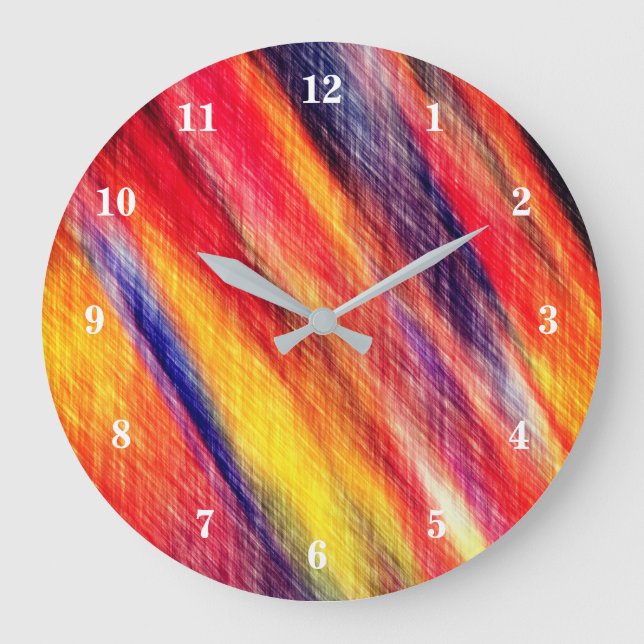 Grande Horloge Ronde Sunset Abstract (Recto)