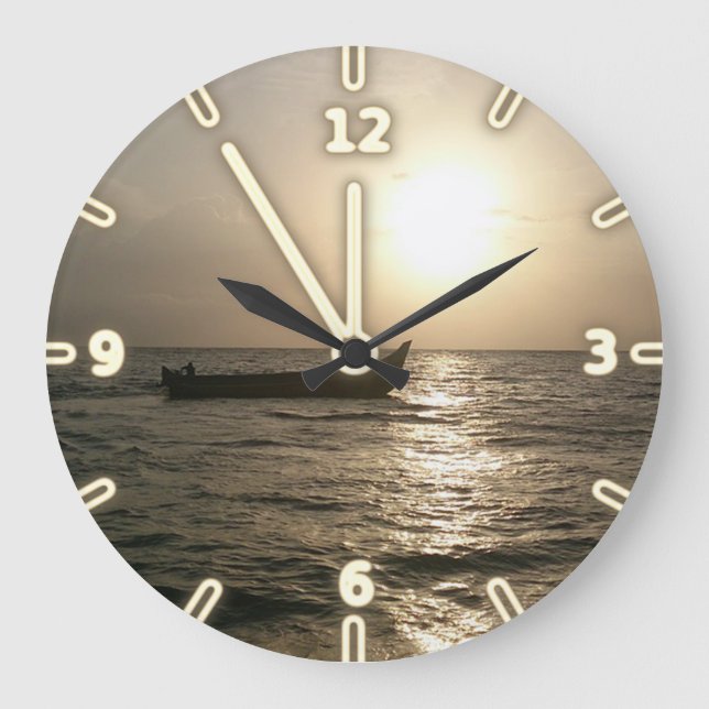 Grande Horloge Ronde Sunset Adorable (Recto)