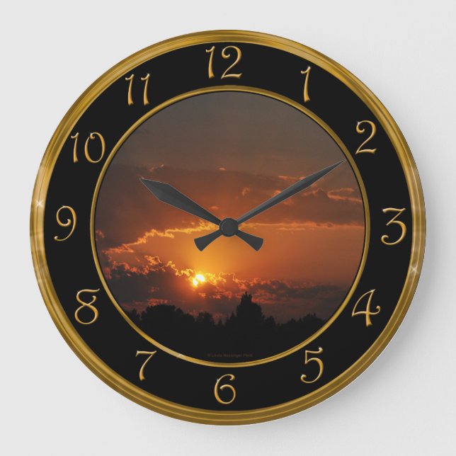 Grande Horloge Ronde Sunset Golden (Recto)