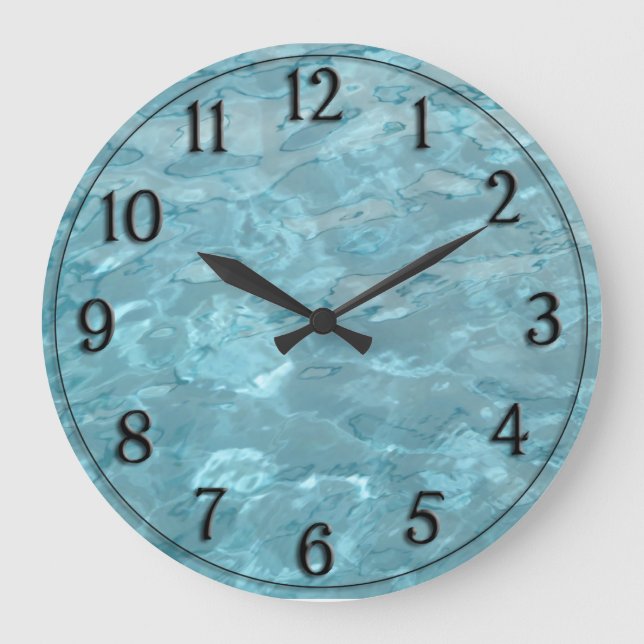 Grande Horloge Ronde Swimming Pool Water (Recto)