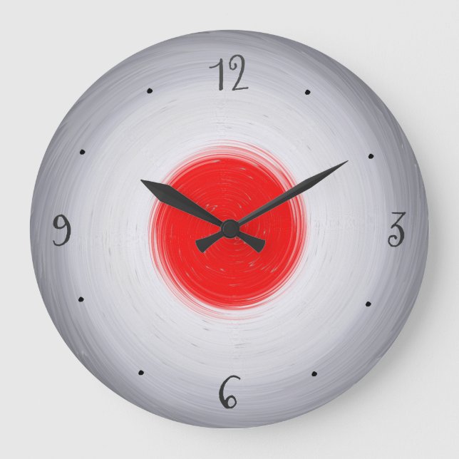 Grande Horloge Ronde Swirly Grey (Recto)