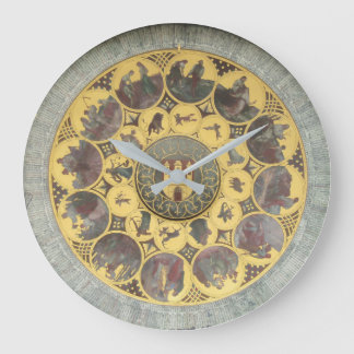 Grande Horloge Ronde Symbole de zodiaque antique astronomique