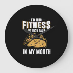 Grande Horloge Ronde T-shirt Funny Gym Fitness