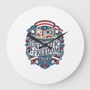 Grande Horloge Ronde T-shirt graphique vectoriel pour scrapbookeur patr