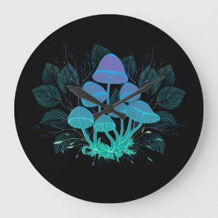 Grande Horloge Ronde Tabourets dans Bushes