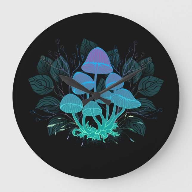 Grande Horloge Ronde Tabourets dans Bushes (Recto)