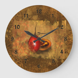 Grande Horloge Ronde Tamarillo botanique