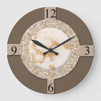 Grande Horloge Ronde Tan/Brown/Pierre