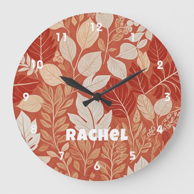 Grande Horloge Ronde Tapisserie automne (Recto)