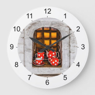 Grande Horloge Ronde Tea Party