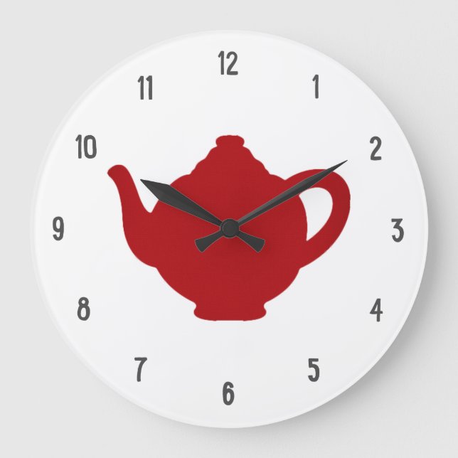 Grande Horloge Ronde Tea Time Clock (Recto)