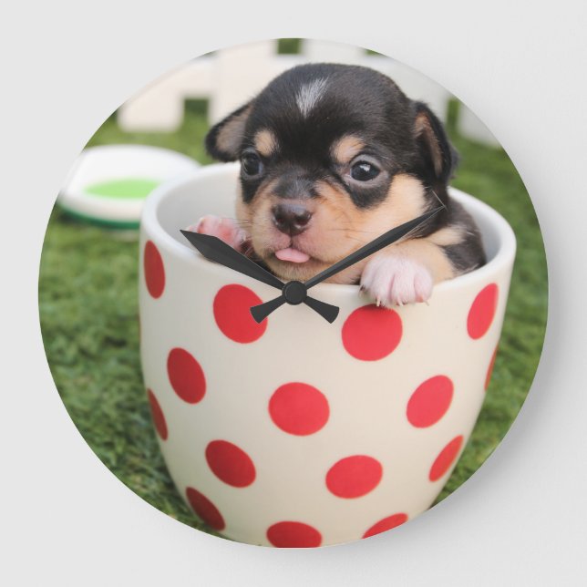 Grande Horloge Ronde Teacup Chihuahua (Recto)