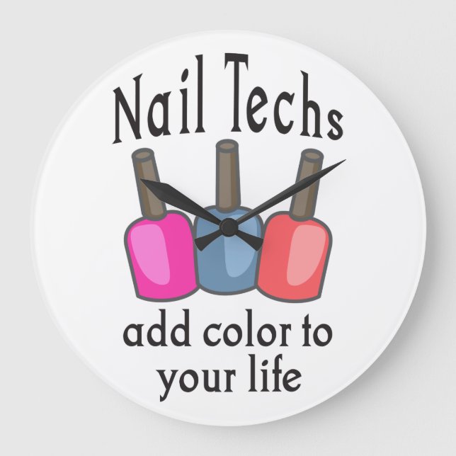 Grande Horloge Ronde Techs ongles (Recto)