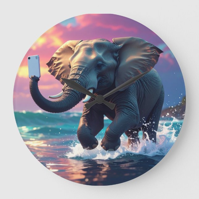 GRANDE HORLOGE RONDE TELEPHANTASTIC (Recto)