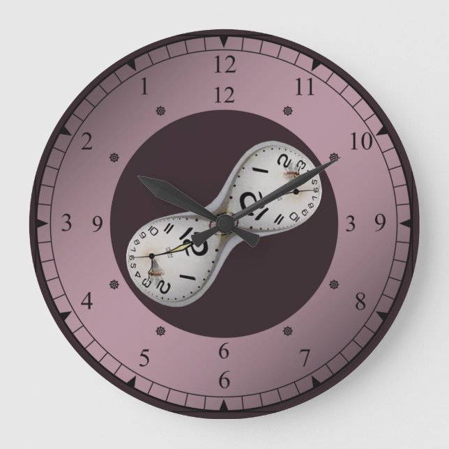 Grande Horloge Ronde Temps de déplacement ~ Temps de flexion ~ Chronoki (Recto)