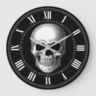Grande Horloge Ronde Temps de Skull