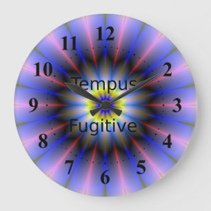 Grande Horloge Ronde Tempus Fugitive