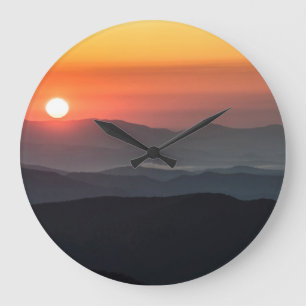 Grande Horloge Ronde Tennant Mt, zone de Graveyard Fields, lever de sol