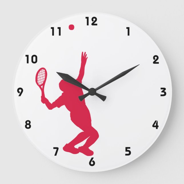 Grande Horloge Ronde Tennis de Crimson (Recto)
