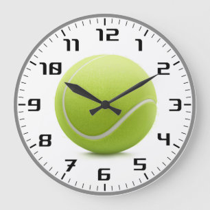Grande Horloge Ronde Tennis time   Sport Cool Venin