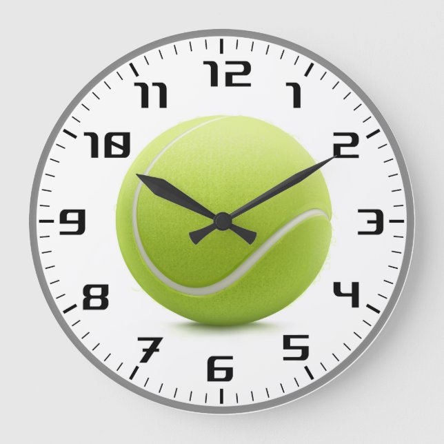 Grande Horloge Ronde Tennis time | Sport Cool Venin (Recto)