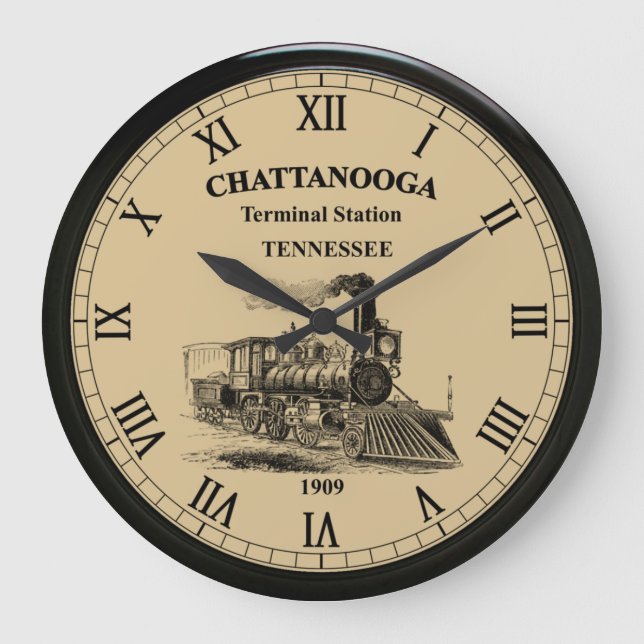 Grande Horloge Ronde Terminal de Chattanooga Tennessee ~  (Recto)