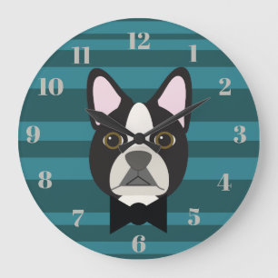 Grande Horloge Ronde Terrier de Boston
