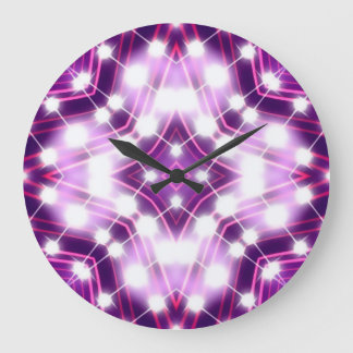 Grande Horloge Ronde Texture de l'Arrière - plan des feux de signalisat