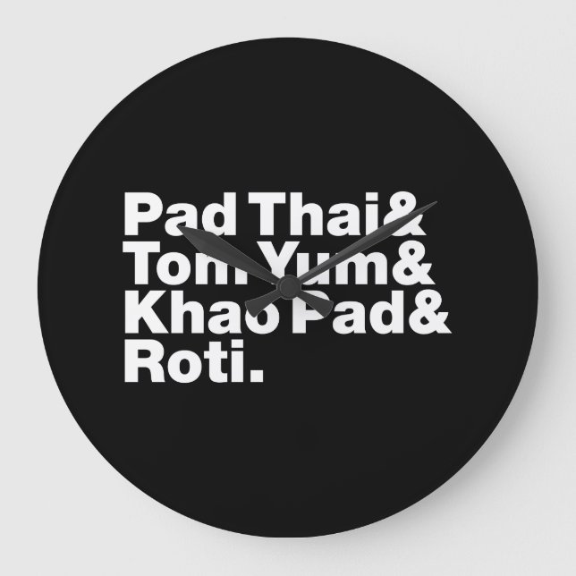 Grande Horloge Ronde Thai Street Food (Recto)