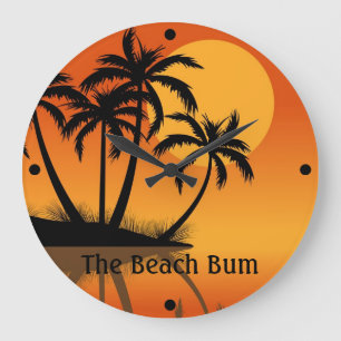 Grande Horloge Ronde The Beach Bum Personalized