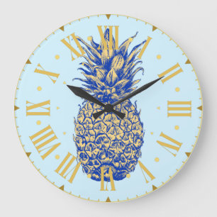 Grande Horloge Ronde The Posh Pineapple -  Clock