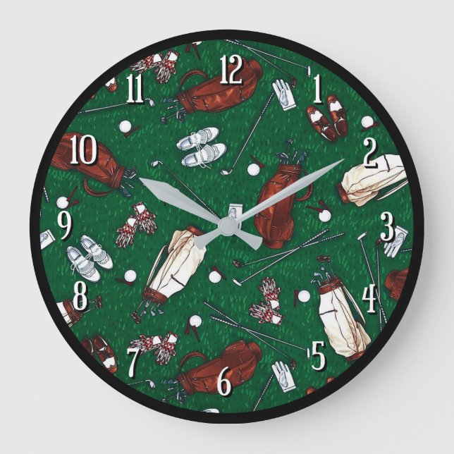 Grande Horloge Ronde The Time Golf (Recto)