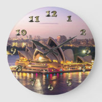 Théatre de l'opéra de Sydney le soir