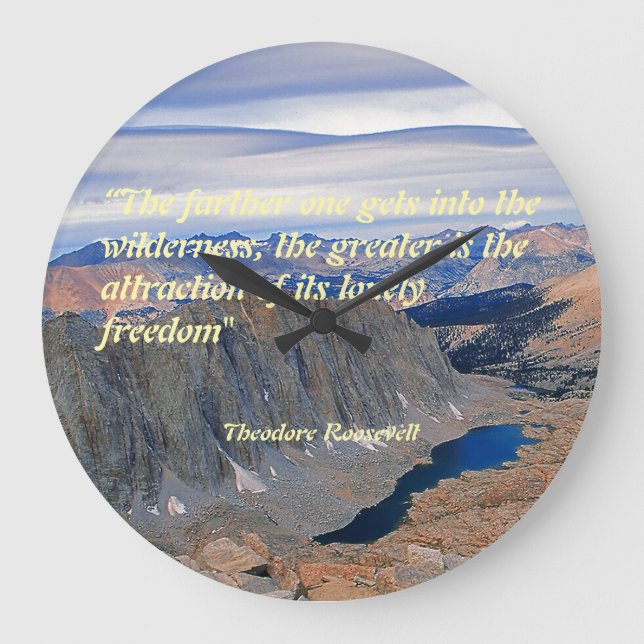 Grande Horloge Ronde Theodore Roosevelt Quotation (Recto)